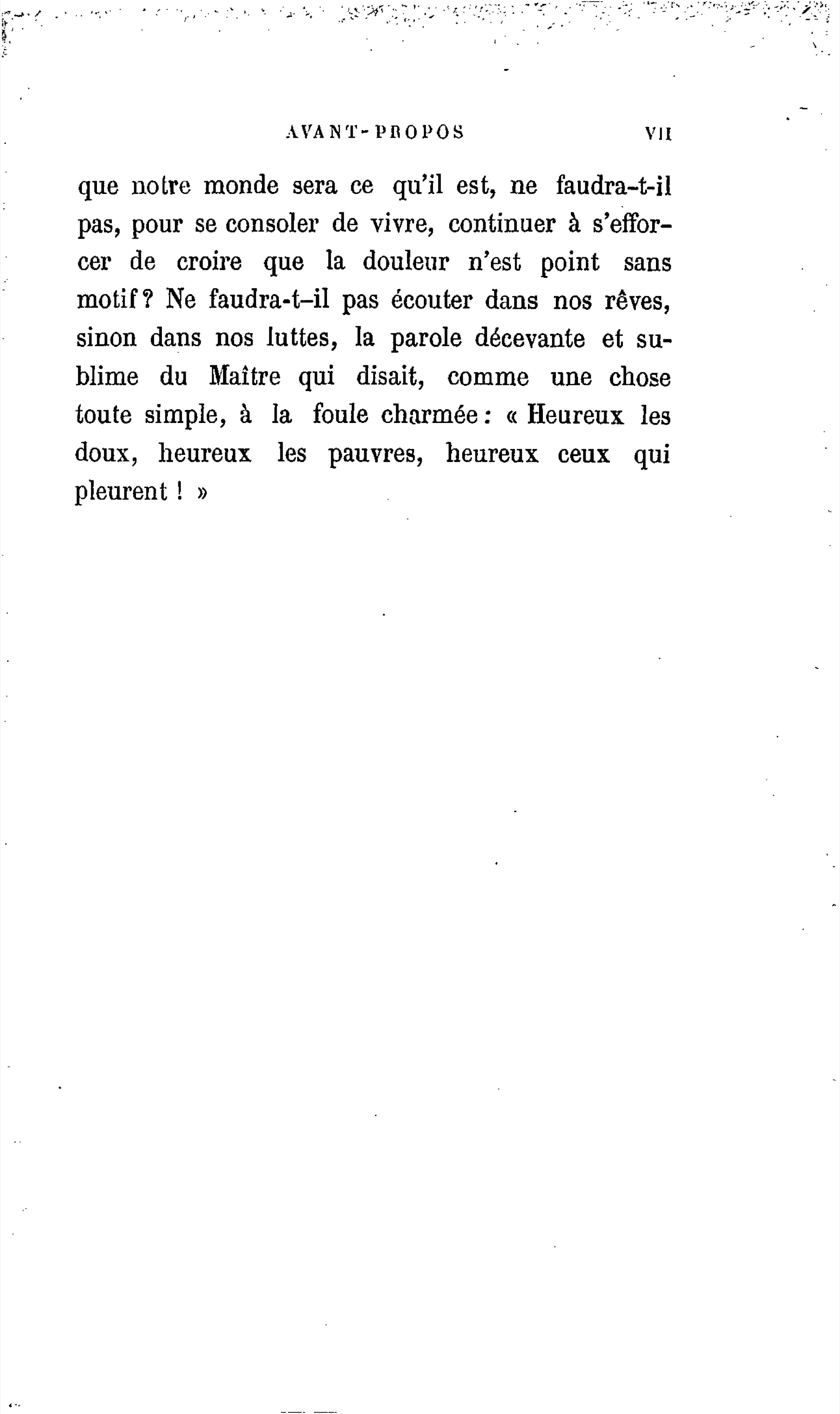 Page VII of Voyage en Palestine